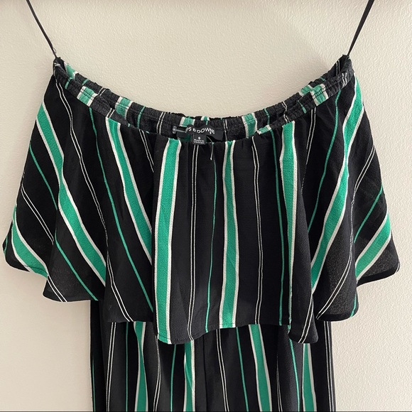 ⭐️ 2 for $10!! ⭐️ Ups & Downs Flouncy Strapless Jumpsuit - Picture 2 of 6